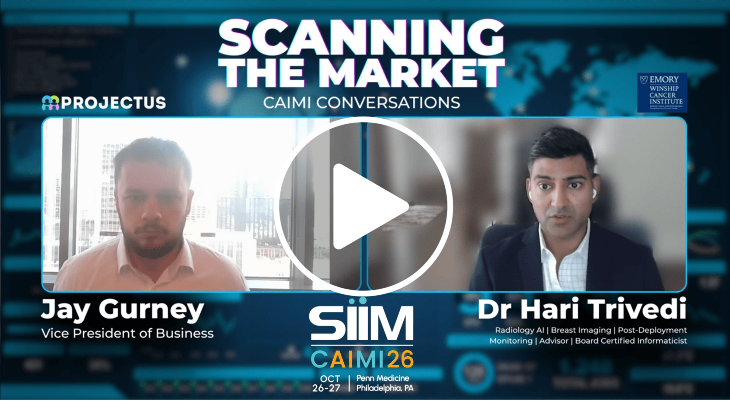 Dr Hari Trivedi Scanning the Market podcast cover with Play Button