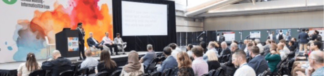 Speakers and a seated audience at a SIIM Tech Talks session